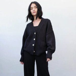 MATE The Label Organic Cotton Cardigan Sweater